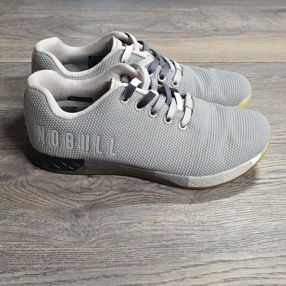 NoBull Outwork Trainers Grey White Women’s Size 8.5 Retail $160 Training Shoes